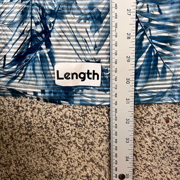 NWT PUMA Men's XXL / 2XL Fronds Gibraltar Sea Floral Striped Dry Cell Polo Shirt - Picture 8 of 9